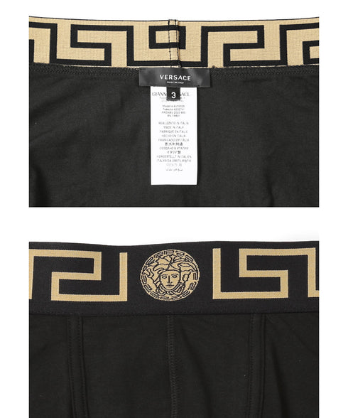 ヴェルサーチェ VERSACE 【3枚セット】NEWCLIENT BDG ITALY メンズ ボクサーパンツ OUTLET SALE_F cts